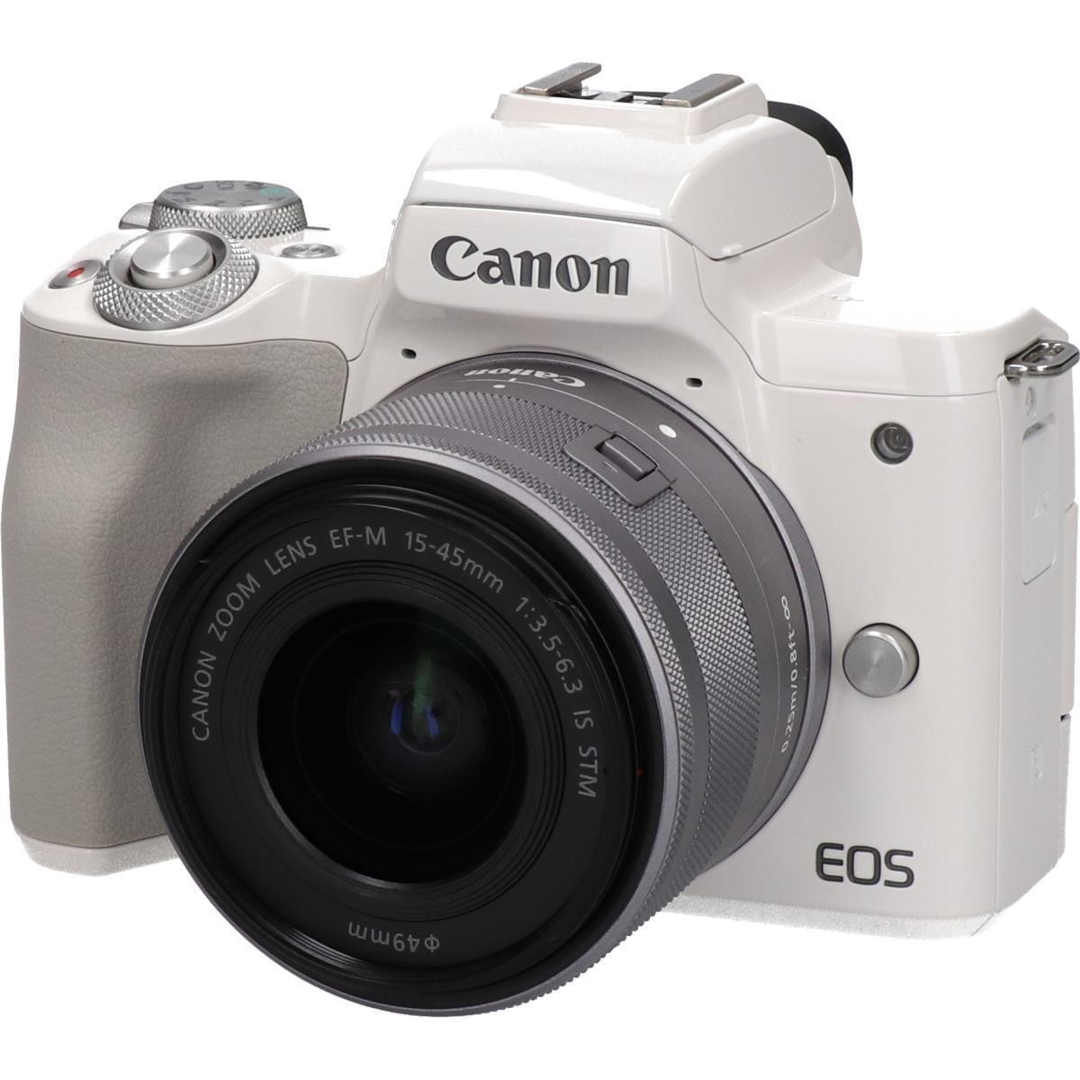 【極美品】 CANON EOS KISS M 15-45mm IS STM Amazon.com : Canon EOS Kiss M/M50 Mark II (White) + EF-M 15