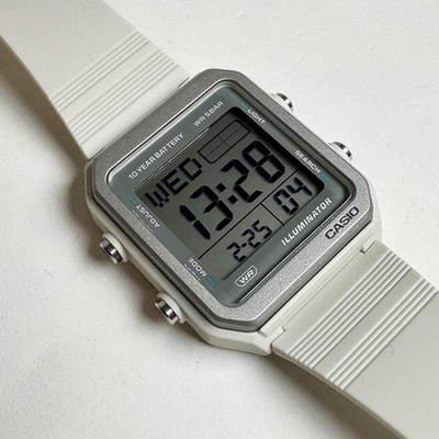 CASIO Collection W-221H-8AJF Ivory Water Resistant up to 5 ATM LED