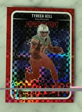 2025 Panini Rookies & Stars - Thrillers Tyreek Hill #4 Red Plaid