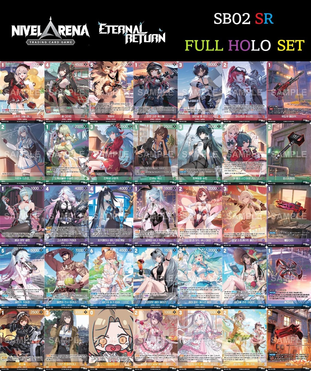 Nivel Arena Eternal Return TCG SB02 SR Full Illust Holo Card