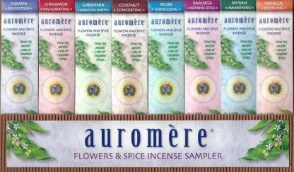 Auromere Ayurvedic Products Цветы и специи Набор образцов благовоний 8 штук благовоний 2290₽