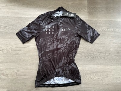 Le Col X Pendleton Sport Damen schwarz kurzärmliges Radtrikot Größe XS neu mit Etikett