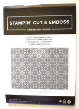 Stampin' Up Cut  Emboss EYELET 3D Embossing Folder NEW   FREE SHIPPING 