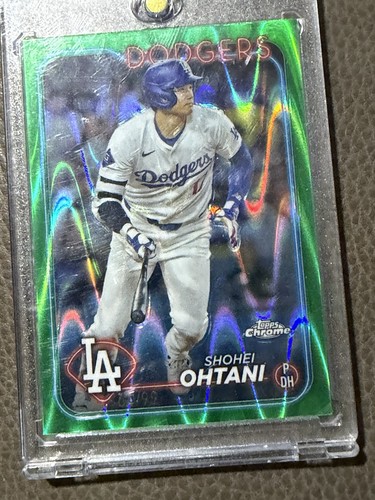 2024 Topps Chrome - Shohei Ohtani #1 Green RayWave Refractor /99