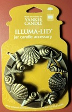 Yankee Candle Chrome Sea Shells Starfish Illu...