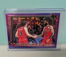 2025-26 Topps Windy City Wonder Young Bulls Play Tough #277 Purple Foil /250 
