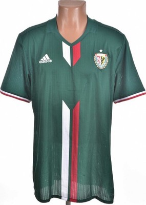 SLASK WROCLAW 2016/2017 HEIM FUSSBALLTRIKOT ADIDAS GRÖSSE XL ERWACHSENE