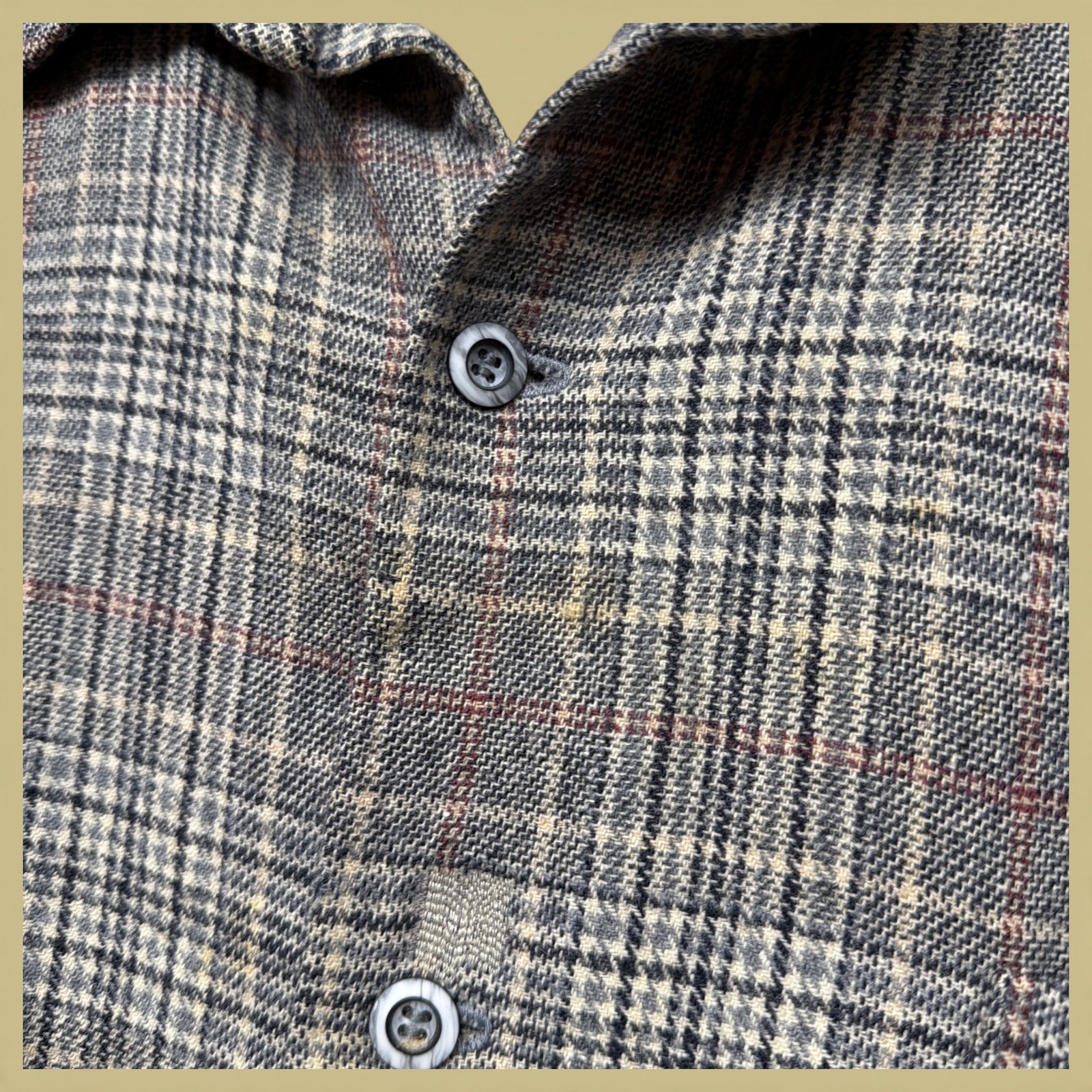 Vintage Pendleton Plaid 70s Wool Button Down Shir… - image 3
