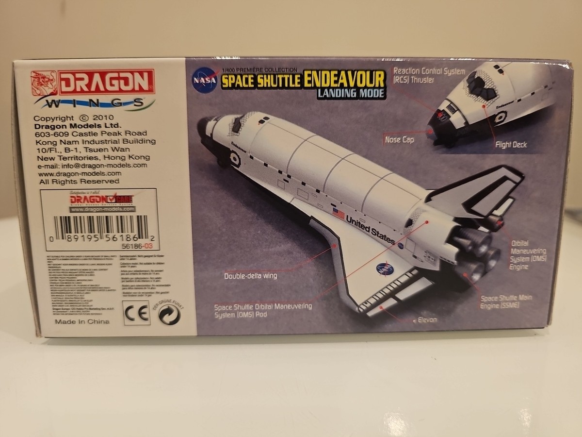 Dragon Space Collection 1/400 NASA Space Shuttle ENDEAVOUR Landing