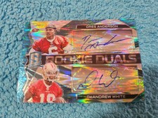 2015 Spectra Rookie Dual Autograph Dres Anderson DeAndrew White 49ers 12/50 #237