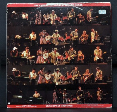 The Name Of This Band Is Talking Heads Orig 1982 Press Play Grade Near Mint