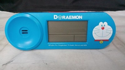 SEIKO Doraemon Digital Radio Alarm Clock CQ614L Blue Character Japan