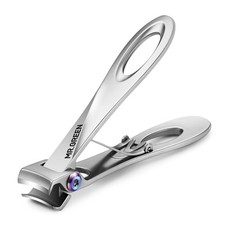 Nail Clippers Wide Jaw Opening Stainless Steel Fingernail Clipper Thick Hard ...