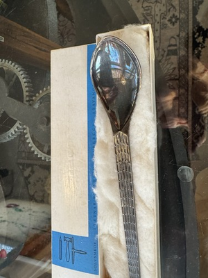 #ad #ad Vintage 830S Silver Norwegian Spoon In Original Box 34g Total Weight $65.00