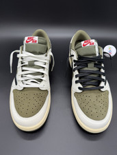 Jordan 1 Retro Low Travis Scott Medium Olive 45 US11 NEU DS