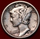 1929-S San Francisco Mint Silver Mercury Dime — photo 1