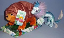 Disney Raya and The Last Dragon-Plush Tuk Tuk Fold  Roll-Sisu 18"-NEW DOLL LOT