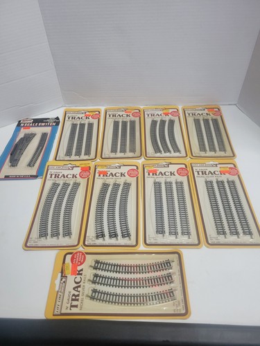 NOS Life Like 7800 N Gauge Nickel-Silver Rails Curved & Straight Track - Picture 1 of 12