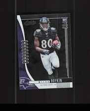 2019 Panini Absolute #129 Miles Boykin  ROOKIE CARD. rookie card picture