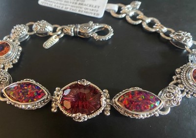 Sarda, Bali Handcrafted, Top Quality, Multi Gemstone Bracelet- STELLAR!