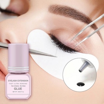 DIY Eyelash Extension Glue Waterproof Quick Dry Strong Hold 14 Day Lash Glue