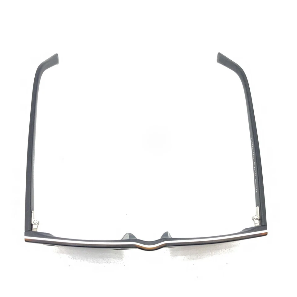 Gafas de sol redondas Warby Parker Topper M 103 mate negras blancas lentes grises 48-21 142 Foto 3 de 4