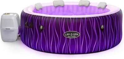 Lay-Z-Spa Hollywood Whirlpool - Integriertes LED-Licht, AirJet 140-Massagesystem