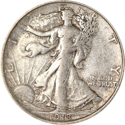 1918-D Walking Liberty Half Great Deals From The Executive Coin Company