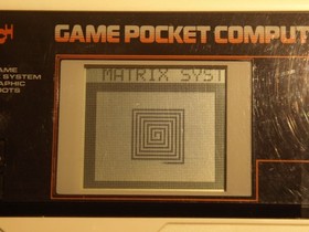 BOXED with 3 x CARTRIDGES Game Pocket Computer EPOCH VINTAGE 1984 Handheld LCD
