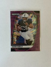 2025 PANINI PRIZM - DRAFT PICKS - SAQUON BARKLEY PURPLE - #190