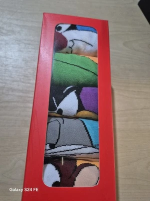 Mens Looney Tunes Themed Socks 5 Pairs Size 6-11 , Great Christmas Gift 🎁