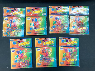 Silly Bandz / 7 Pack Lot Elastic 56 pieces BRAND NEW / Fast Shipping! 7Packs