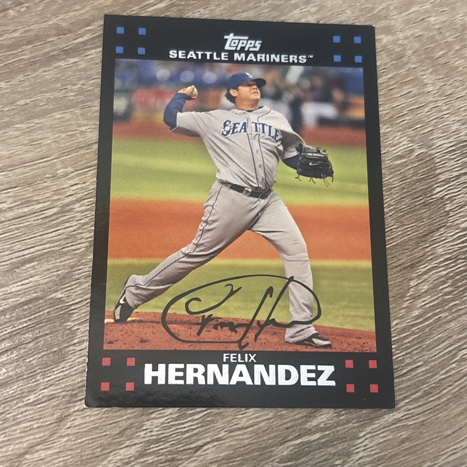2007 Topps #435 Felix Hernandez Seattle Mariners