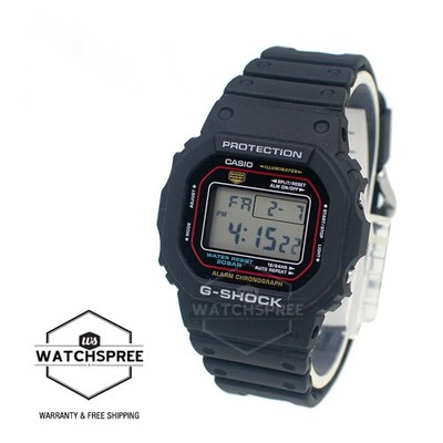 Casio G-Shock Iconic Styles Model Bio-Based Black Resin Band Watch