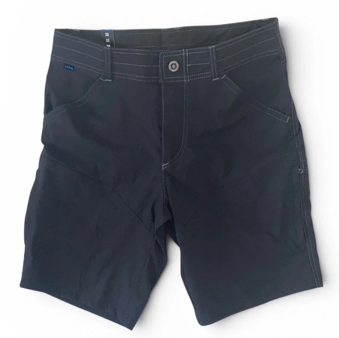 Kuhl Men’s Renegade 10” Shorts Size 32 Koal Hiking NEW With Tags