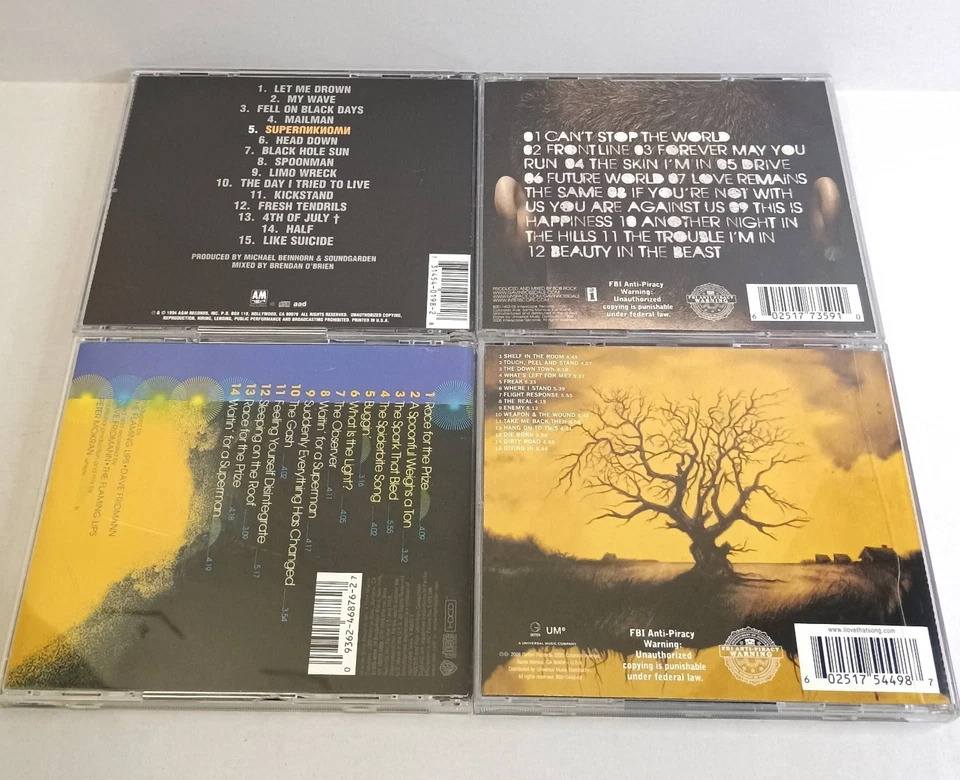 90s Rock 12 CD Lot Soundgarden Oasis Green Day Radiohead Third Eye Blind Fuel Foto 3 de 4