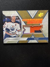 20-21 UD SPx Hockey Extravagant Materials Patch EX-CM Connor Mcdavid /25