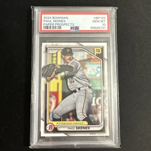 2024 Bowman Prospects Paul Skenes #BP-125. PSA 10