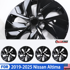 16 Hubcaps For 2019-2025 Nissan Altima 4pcs Black Wheel Covers 40315-6ca1b