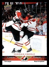2021-22 Upper Deck Tim Hortons Team Canada #CM-7 Jordan Eberle UD Canvas Moments