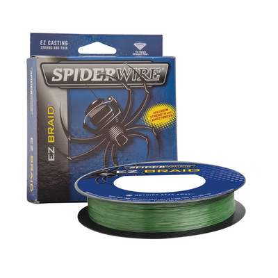 SpiderWire EZ Braid  Fishing Line, Moss Green, 20 lb Test Strength, 300 yd