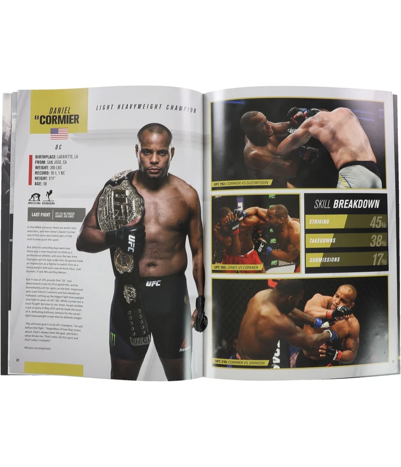 UFC Unisex 220 Miocic vs Ngannou Official Program, Blue, One Size - Image 4 of 4