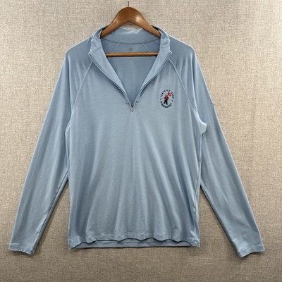 G/FORE 124th US Open Pinehurst Pullover Medium Blue 1/4 Zip Stretch Golf Outdoor