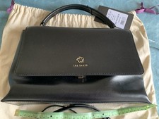 Image of Ted Baker Black Leather Bag New with Tags