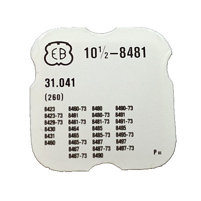 EB 8481 Minute Wheel watch part #260/1072 --SEE INTERCHANGE LIST IN DESCRIPTION