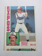 1984 Topps - Bryan Little #188 (RC) Error Off Centet