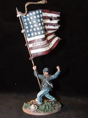 CONTE COLLECTABLES ACW #ACW57163 UNION CHARGING FLAG BEARER IRISH BRIGADE NEU