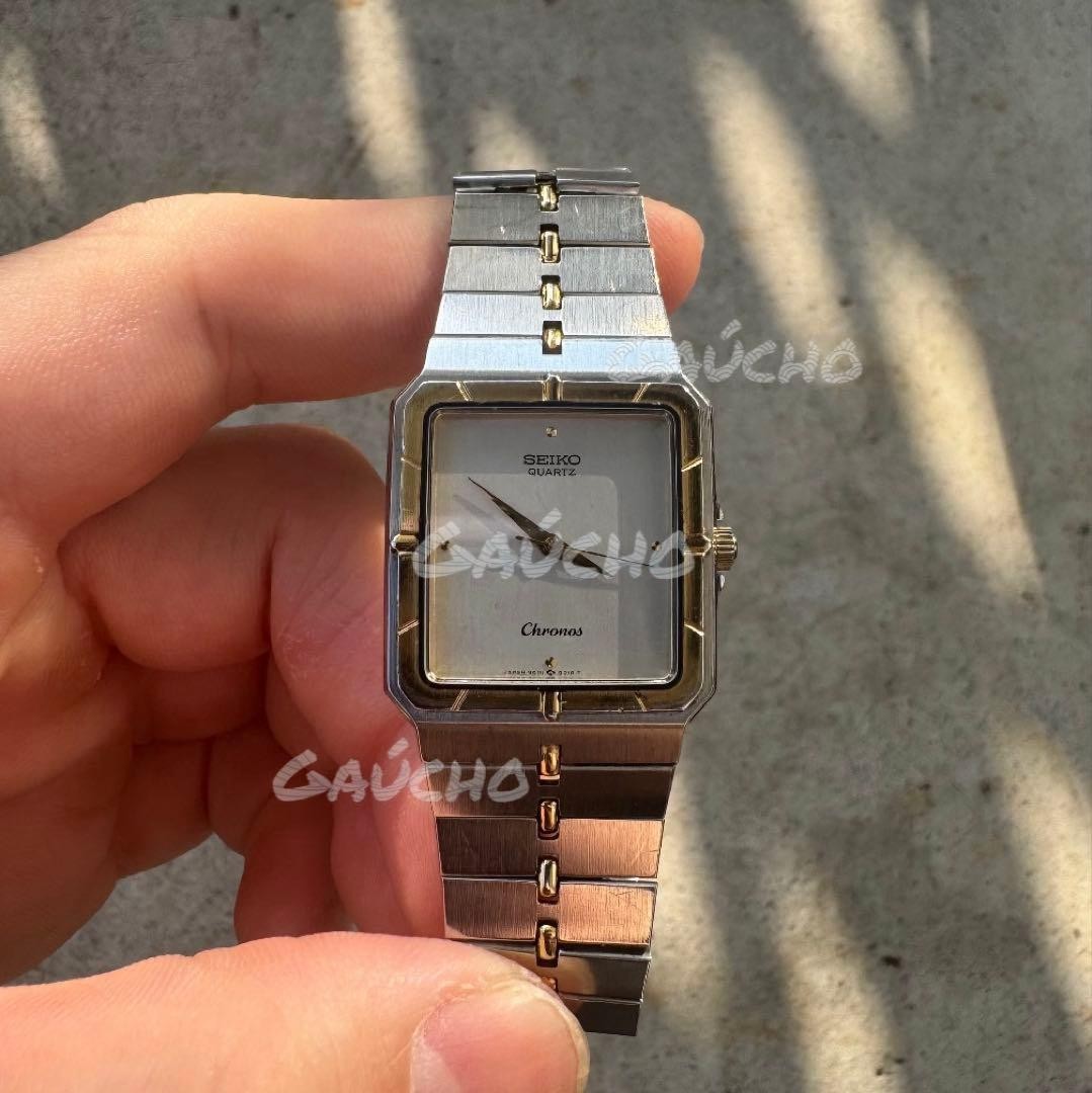 New Battery SEIKO Rectangular Square Vintage Tank… - image 1