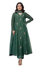 Pakistani Wedding Wear Anarkali Suit Beautiful Women's Ethnic Kurti Pant Set