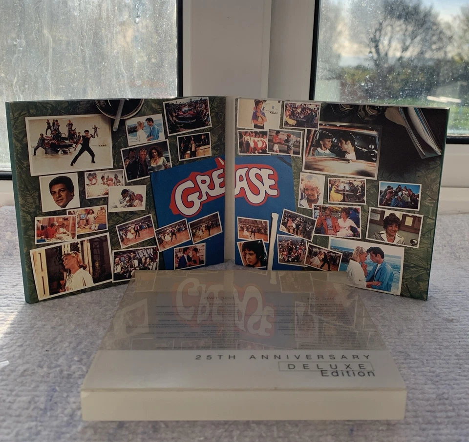 GREASE 25TH ANNIVERSARY DELUXE EDITION DOUBLE CD JOHN TRAVOLTA/OLIVIA NEWTON... - Image 3 of 4